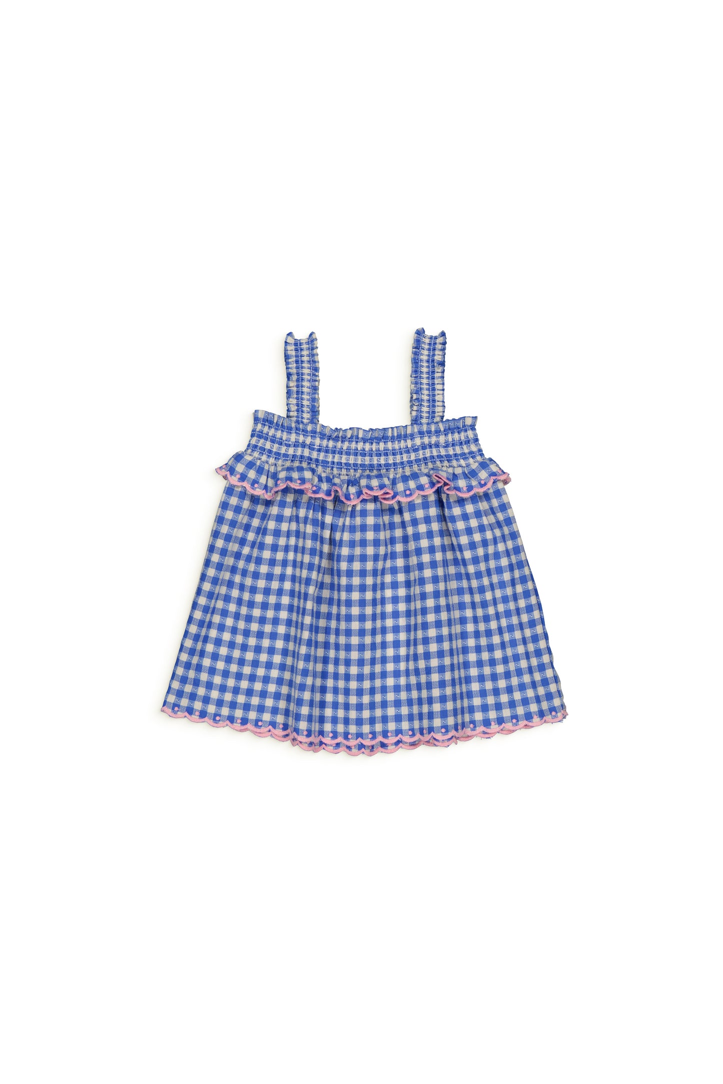 Blouse IRIS Gingham Blue