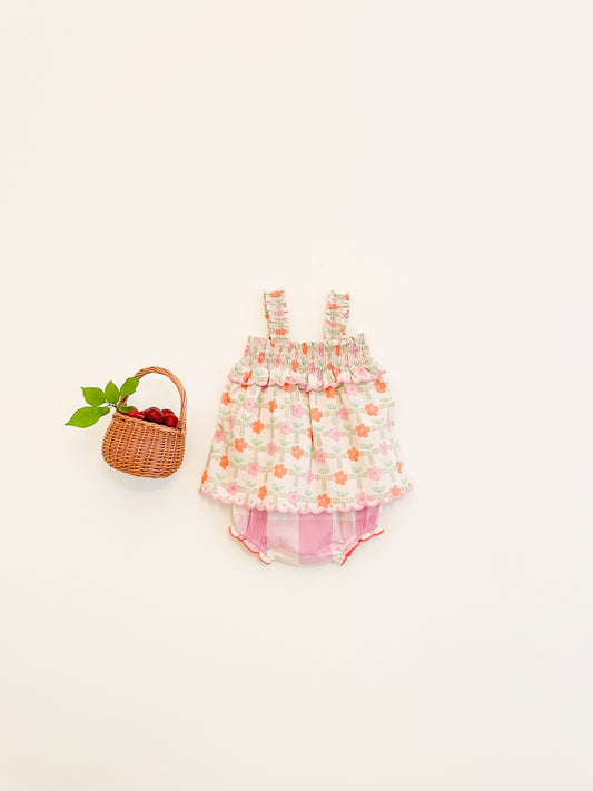 BABE bloomer Check Lila