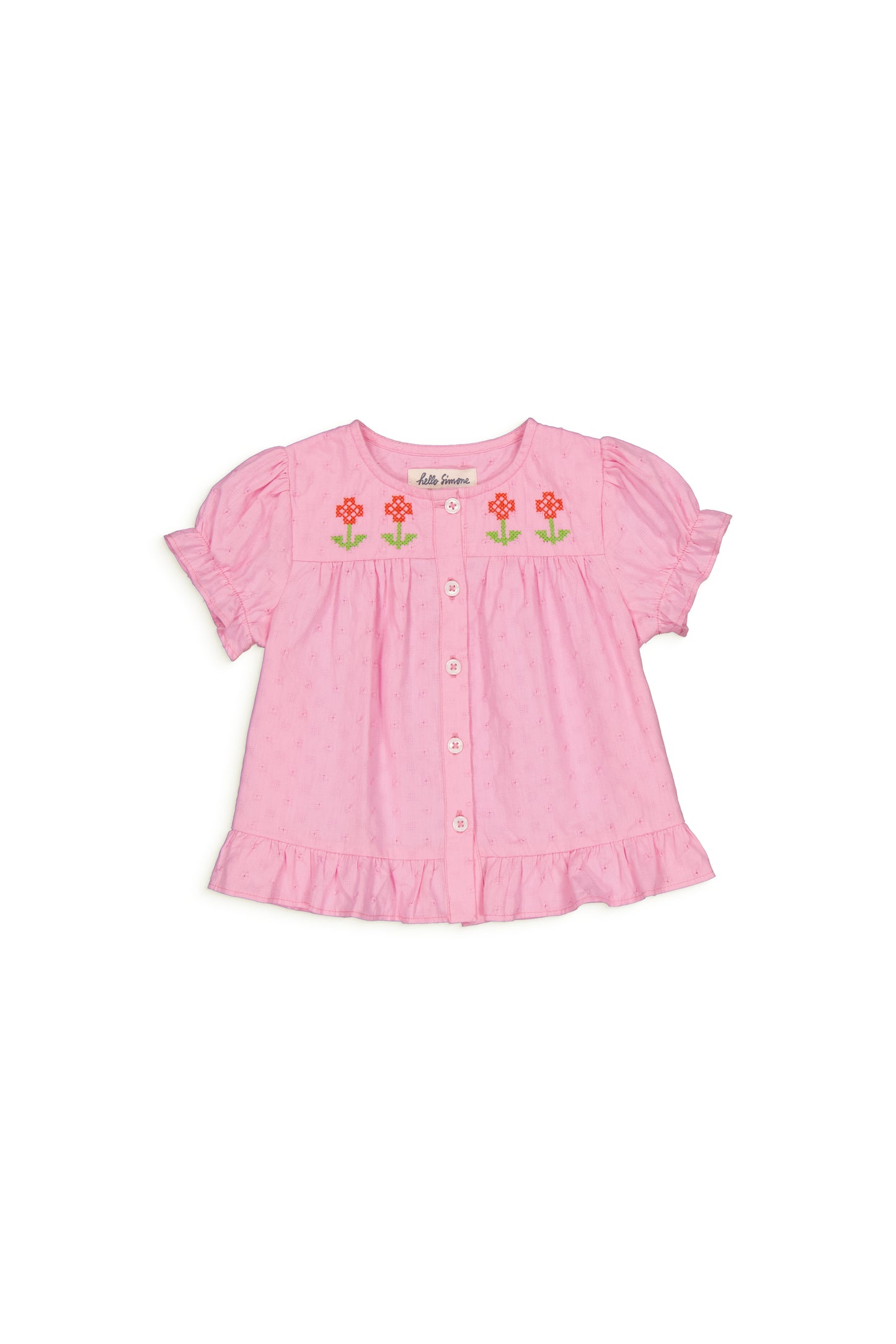 LANA baby blouse Dobby Rose