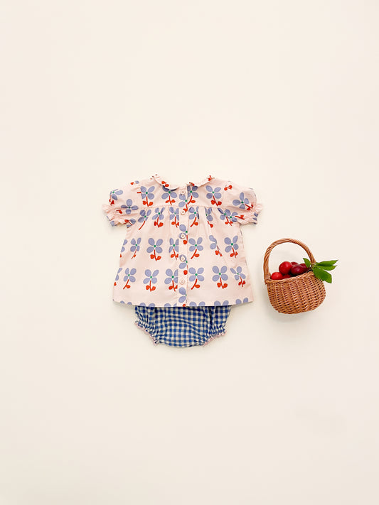 BABE bloomer Gingham Blue