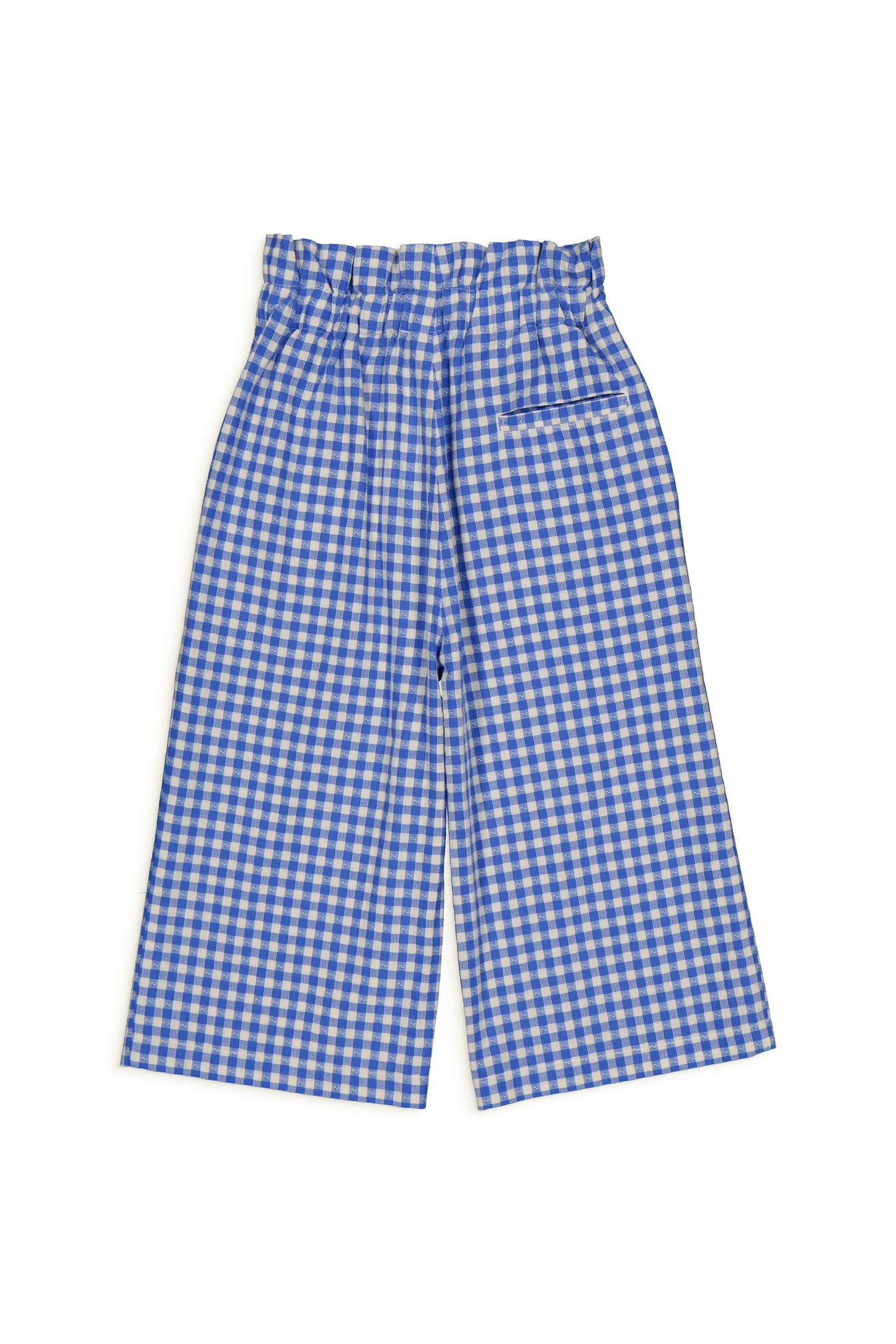 LIZY short pant Gingham Blue