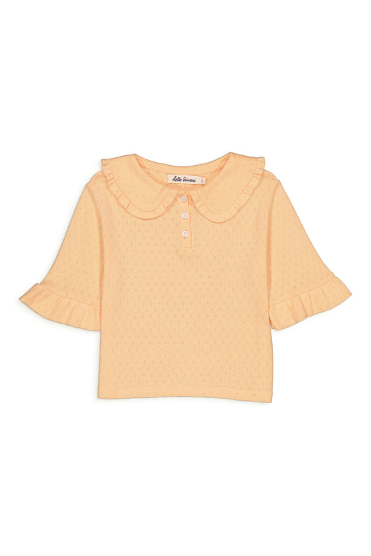 LOLA top Pointelle Peach