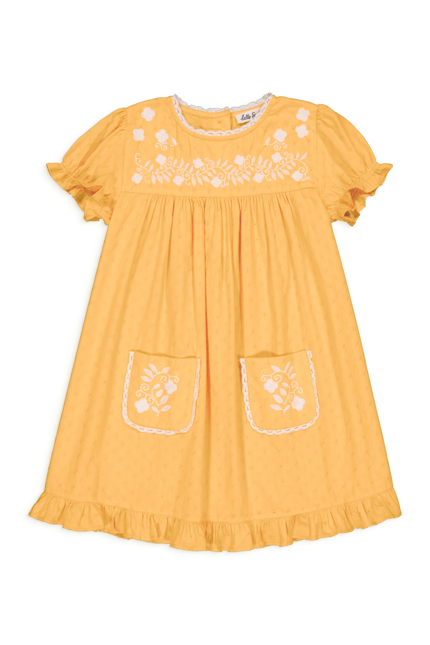 LOUISA dress Dobby Apricot