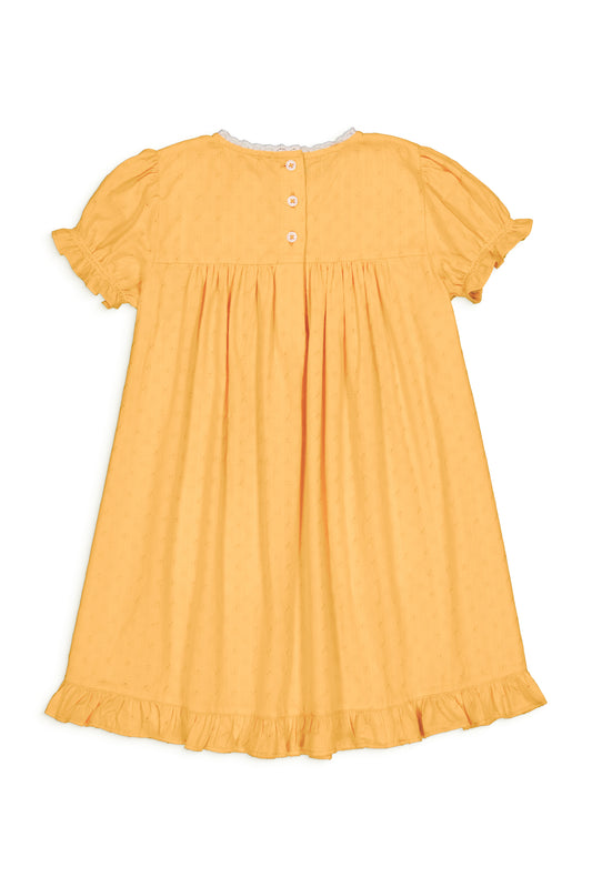 LOUISA dress Dobby Apricot