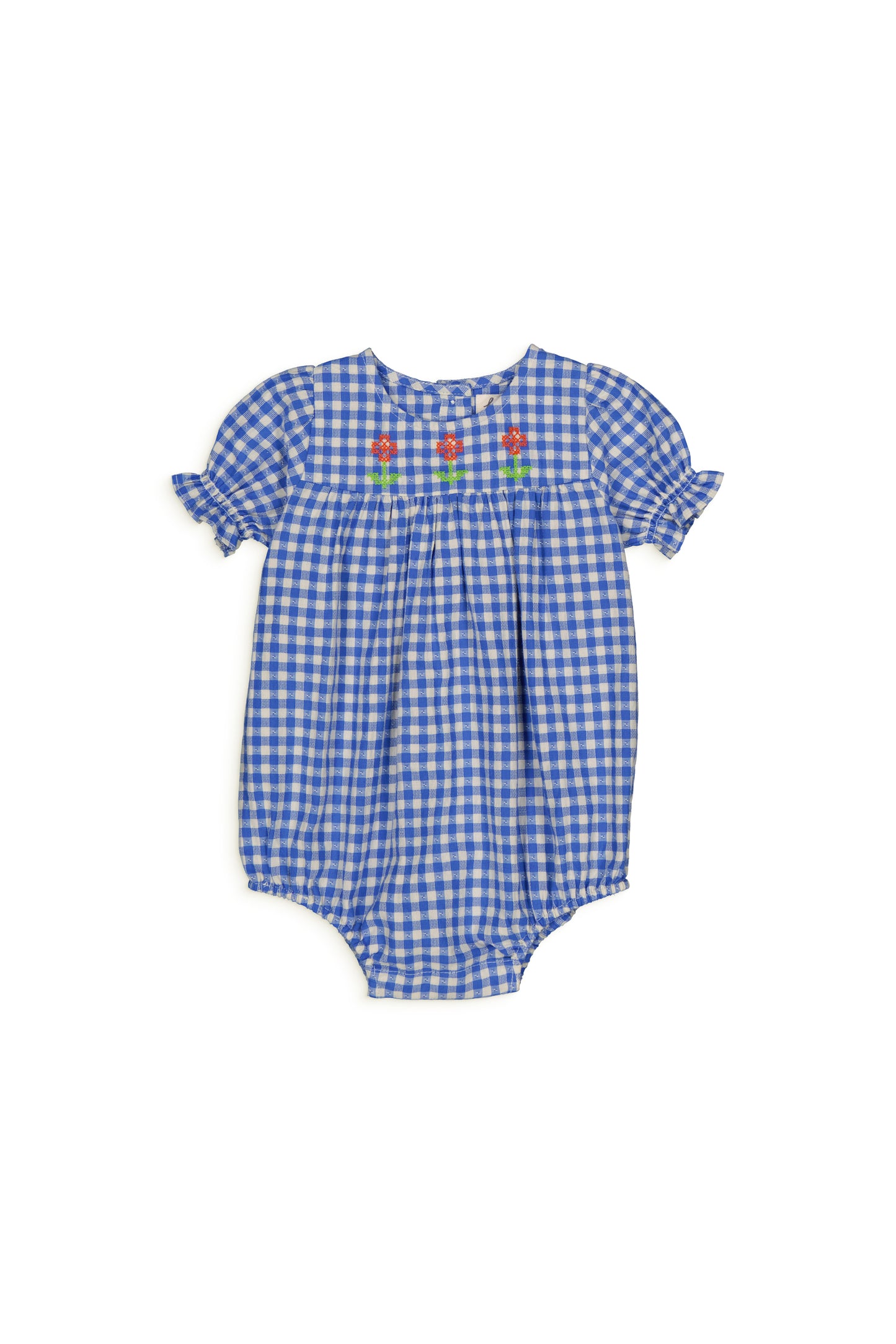 LUCETTE romper Gingham Blue