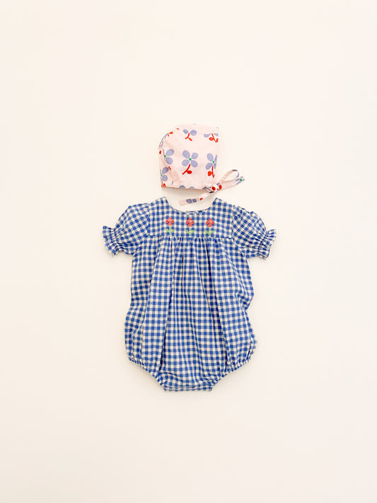 LUCETTE romper Gingham Blue