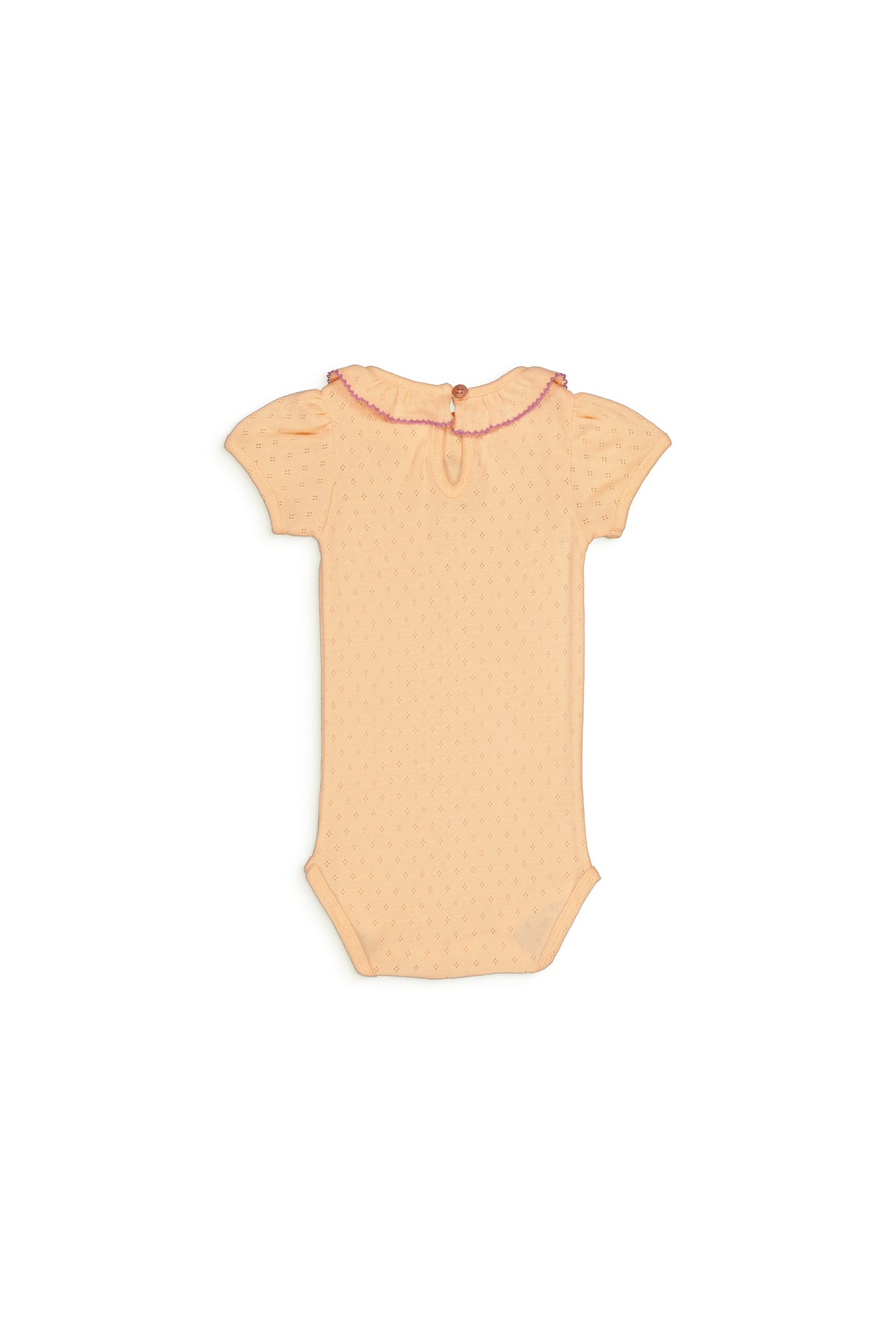 PERRINE baby body Pointelle Peach