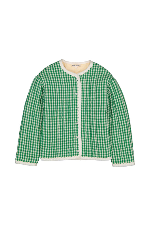 Henriette jacket Gingham Green