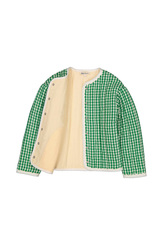 Henriette jacket Gingham Green