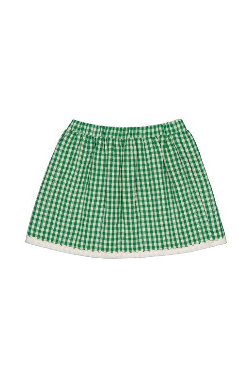 Mitty skirt Gingham Green