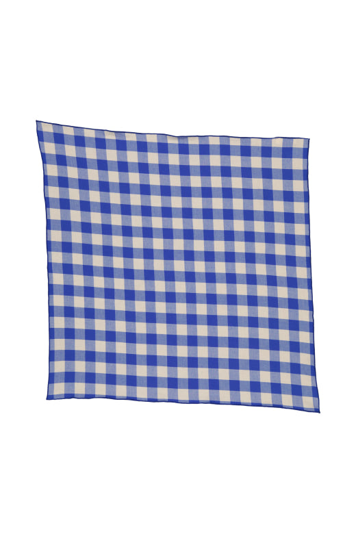 Foufou scarf Check Blue