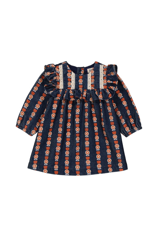 Marinette baby dress Pomline Blue