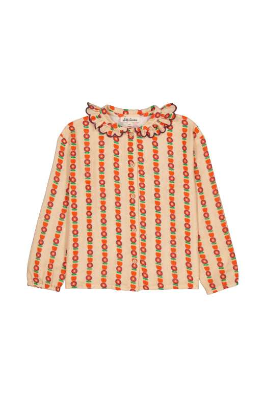 Alex blouse Pomline Bleached Apricot