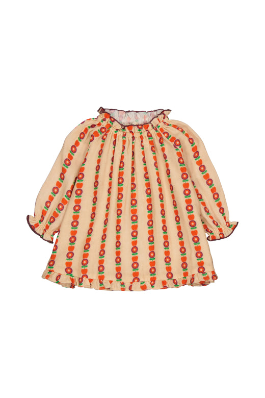 Malou dress Pomline Bleached Apricot