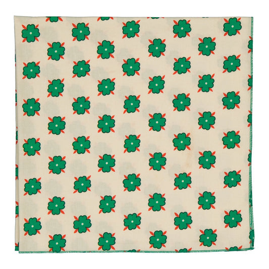 Foufou scarf Bleuet Green