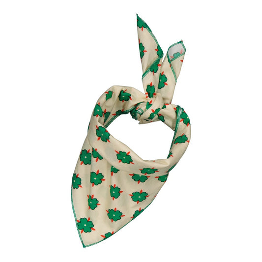 Foufou scarf Bleuet Green