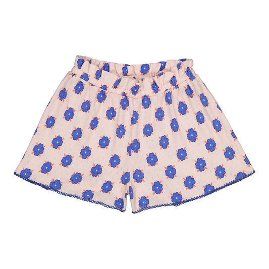 Paquita organic short Bleuet Blue