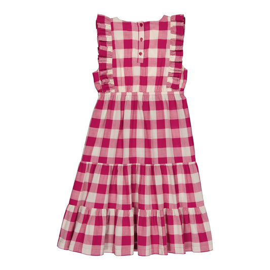 Violetta dress Check Rose